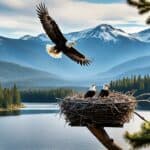Where can you find bald eagles nesting in the USA?