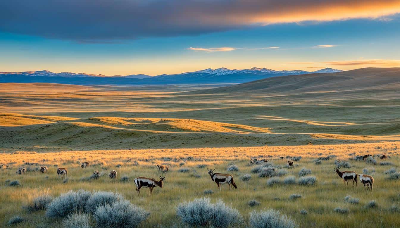 Where can you find pronghorn antelope in the USA?