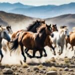 Where can you find wild horses in the USA?