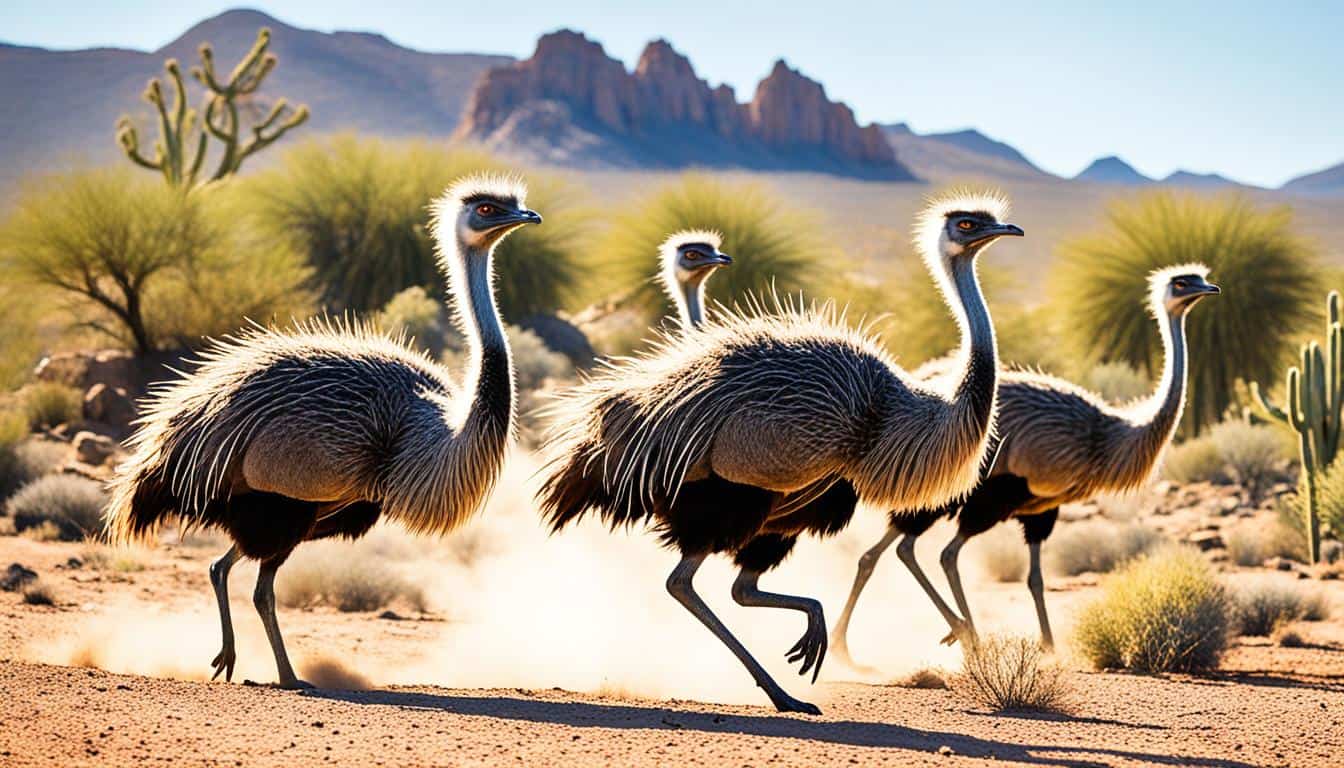 Are there any native emus in the USA?