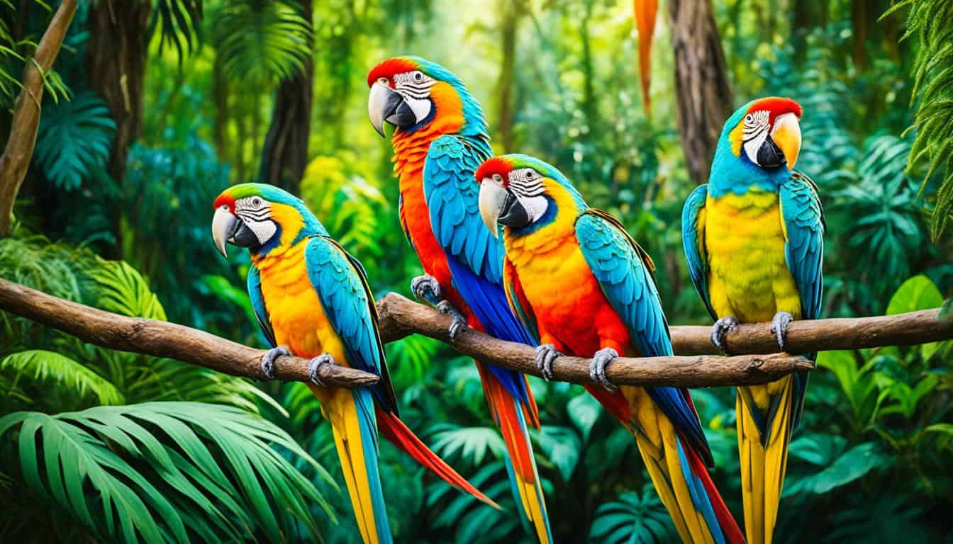 Are there any native parrots in the USA?