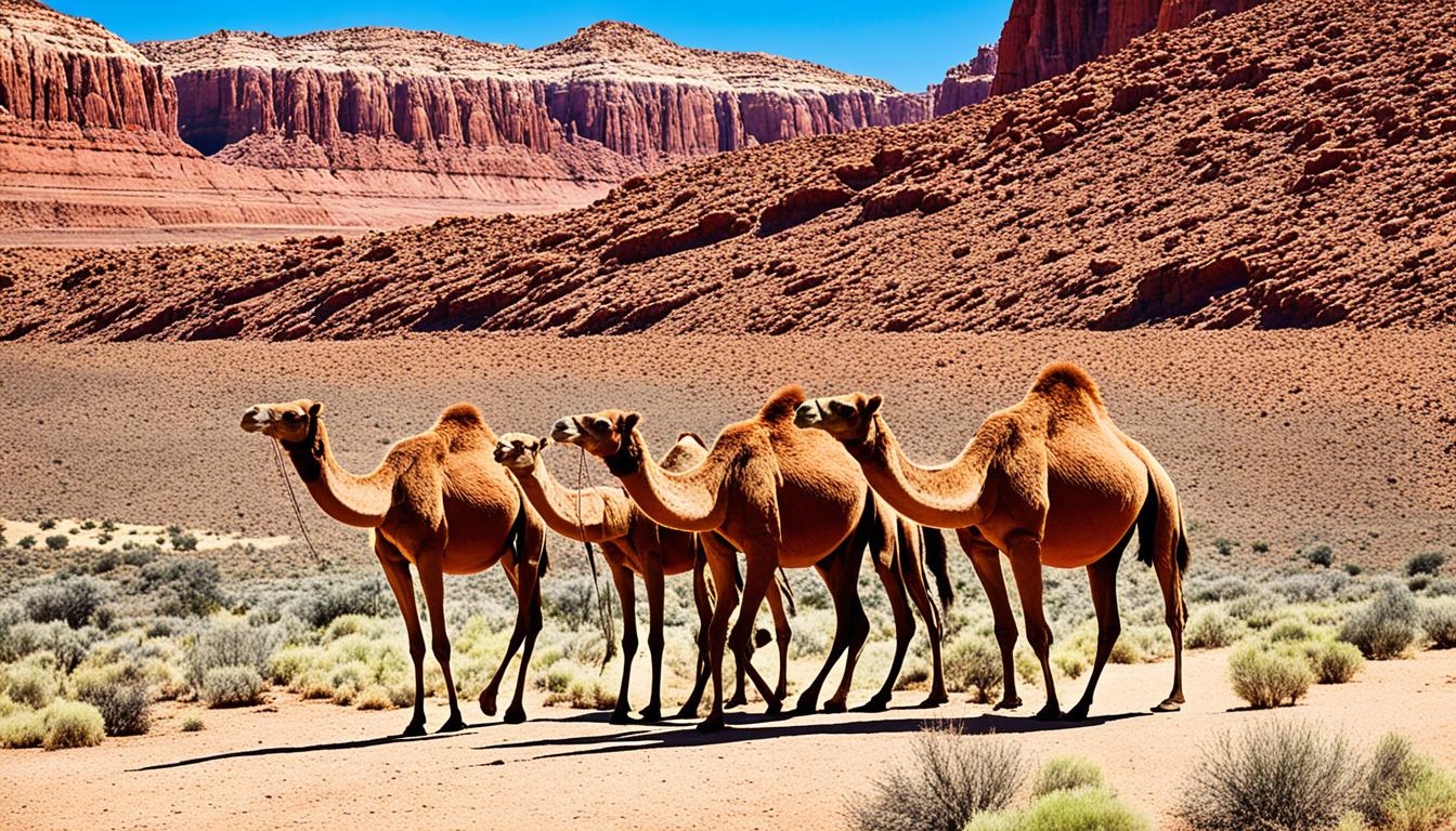 Are there wild camels in the USA?