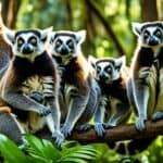 Are there wild lemurs in the USA?