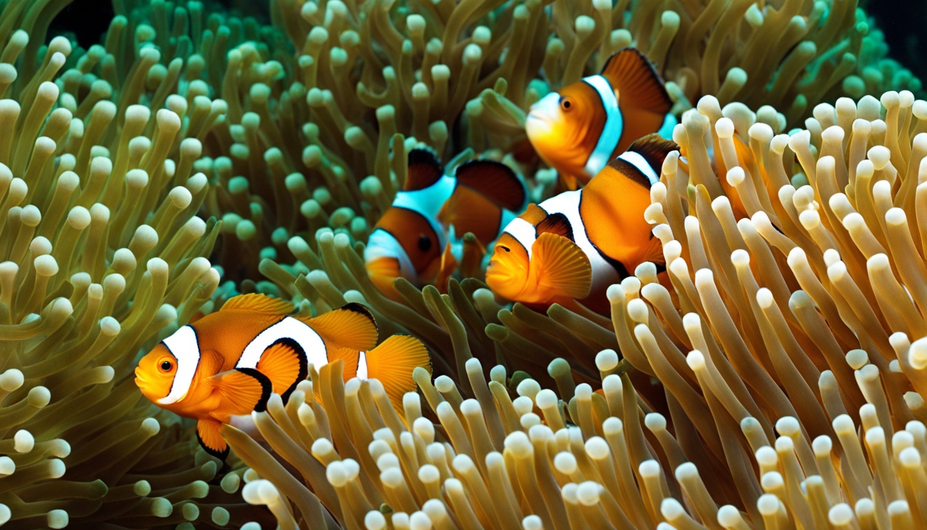 How do clownfish adapt to their environment?