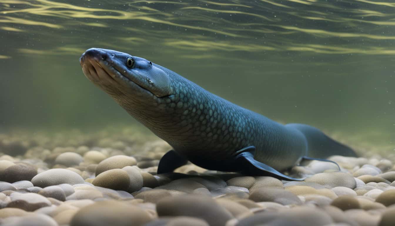How do electric eels hunt for food?