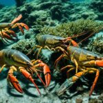 How do lobsters defend themselves?