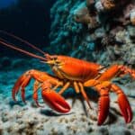 How do lobsters hunt for food?