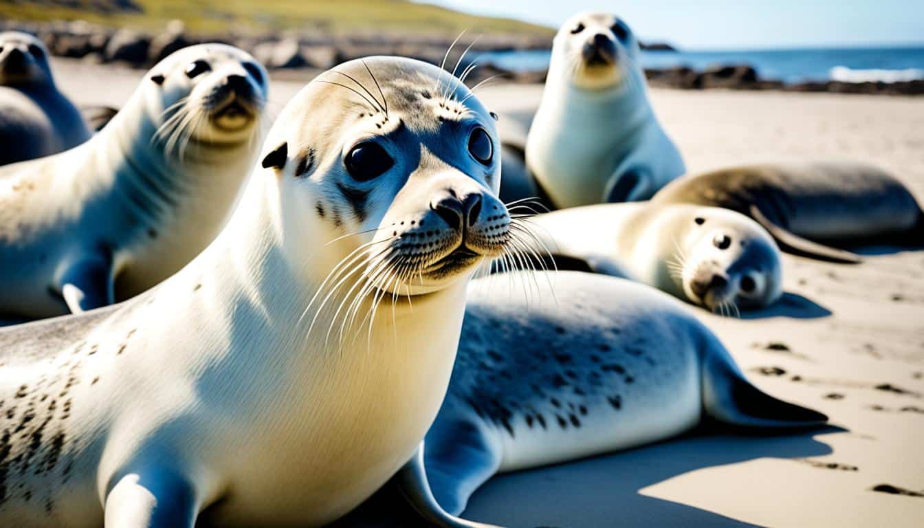 How do seals interact with humans?