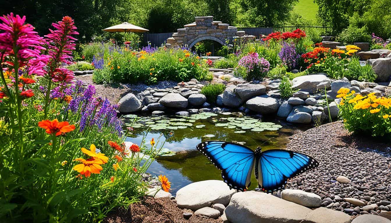 How do you attract native butterflies to your farm?