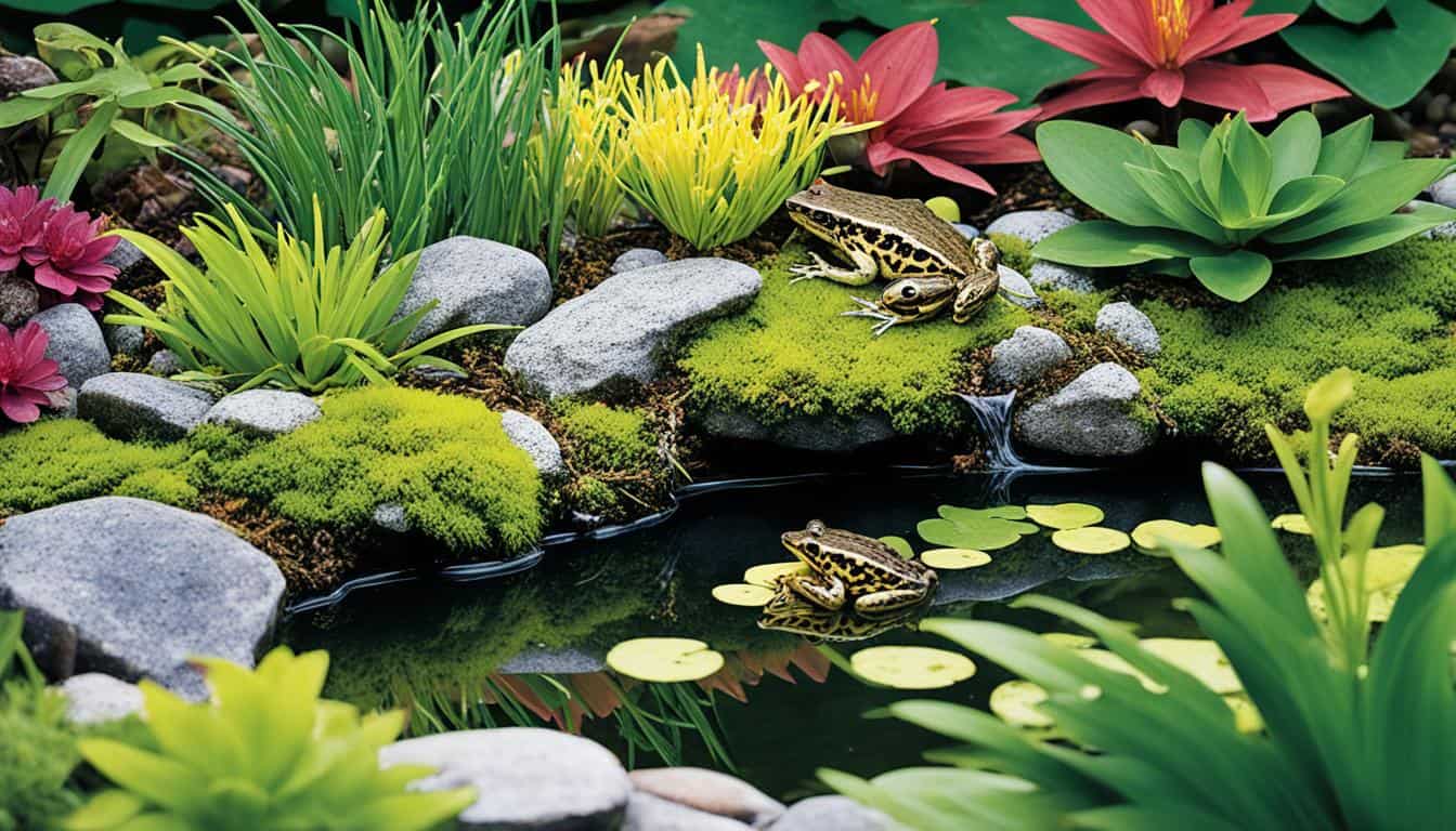 How do you attract native frogs to your yard?