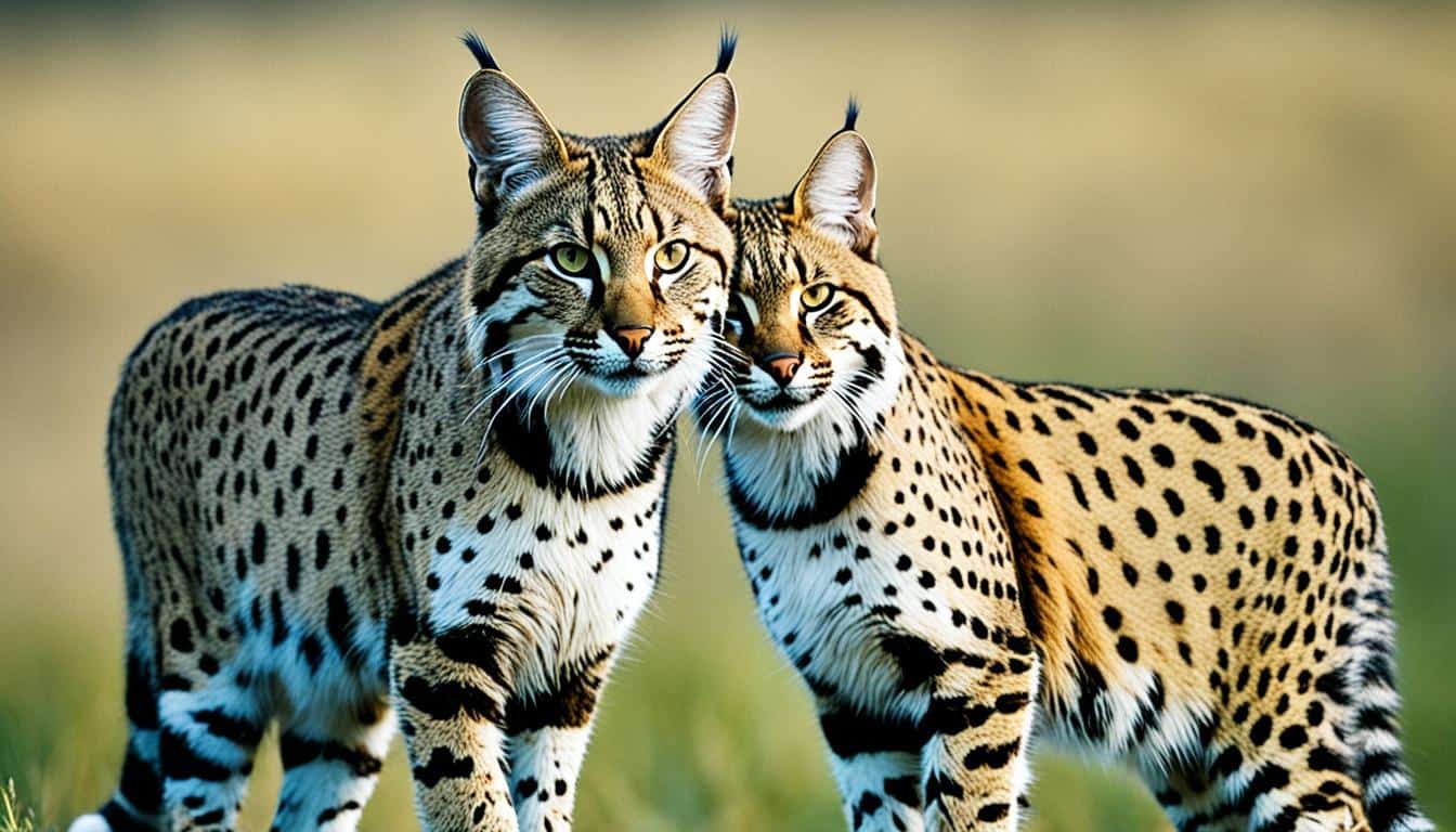 How do you distinguish between a bobcat and a lynx?
