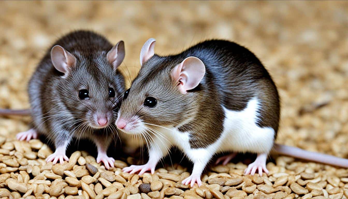 How do you distinguish between a rat and a mouse?