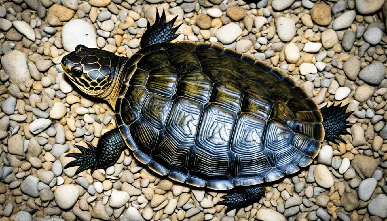 How do you identify a snapping turtle?