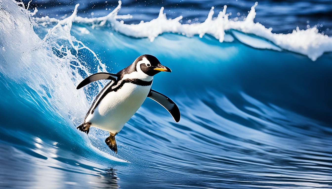 How fast can penguins swim?
