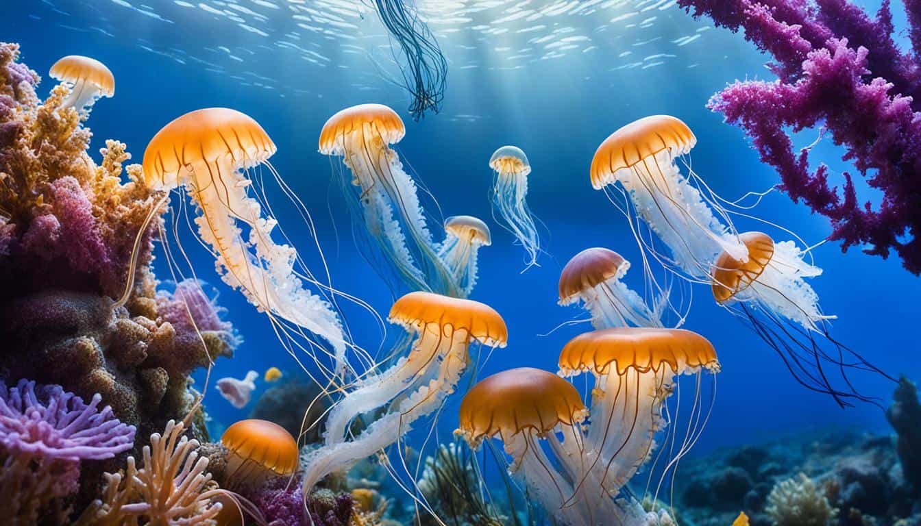 What do jellyfish eat?