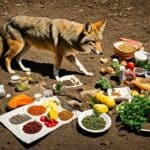 What is the diet of a coyote?