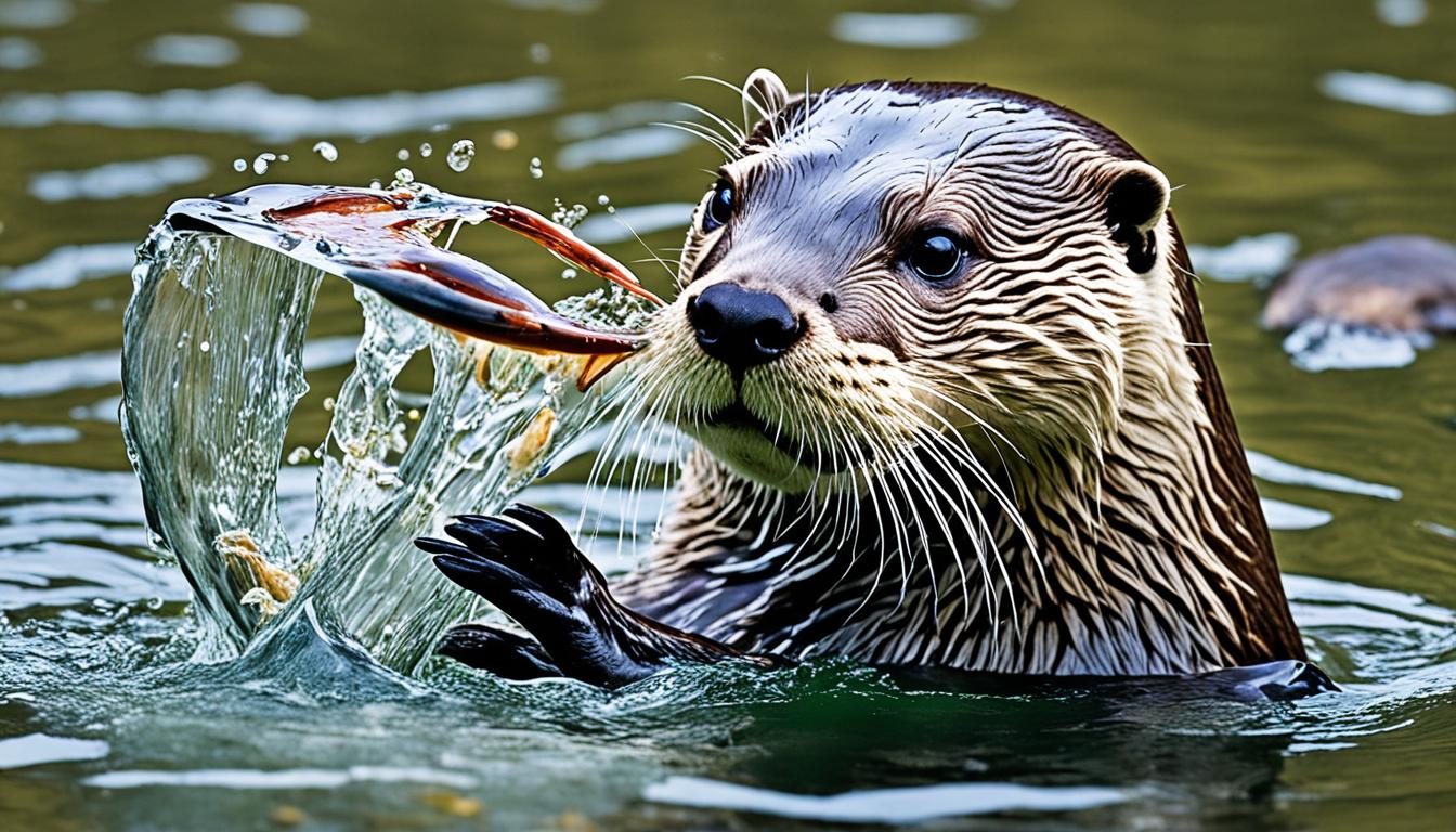 What is the diet of a river otter?