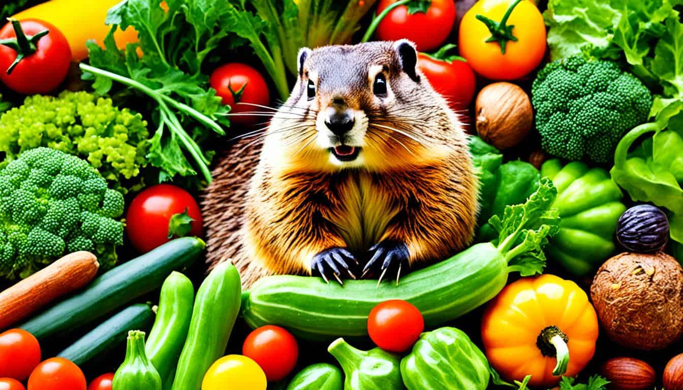 What is the diet of a woodchuck?