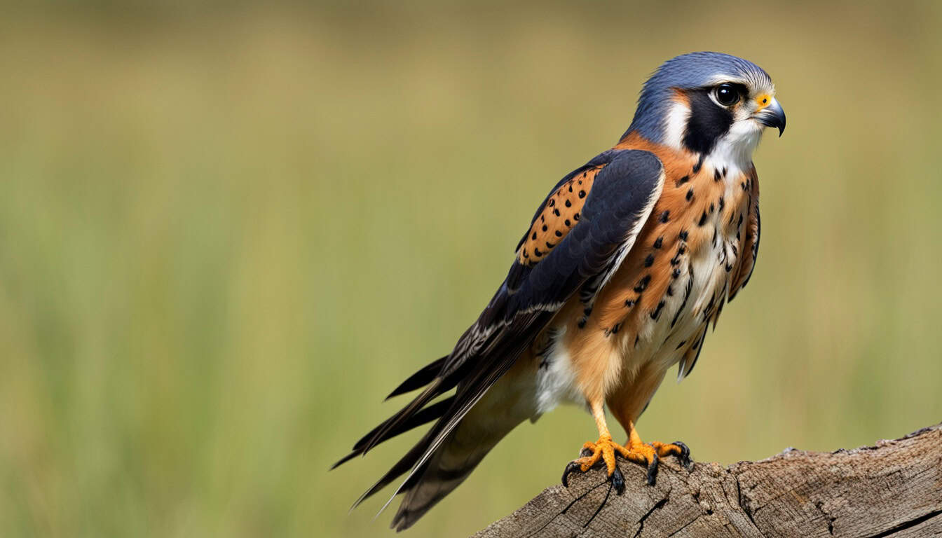 What is the range of the American kestrel?