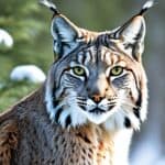 What is the range of the American lynx?