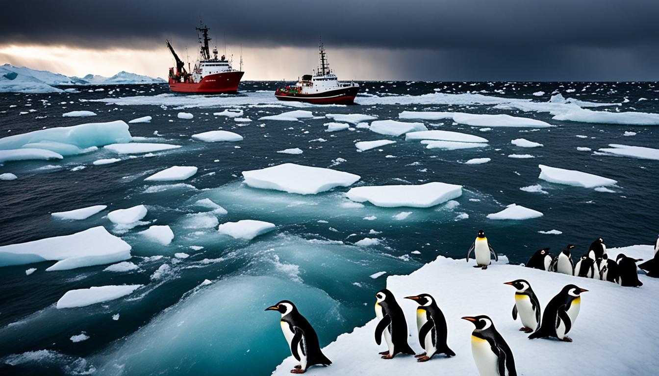 What threats do penguins face?