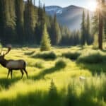 What types of habitats do elk prefer?