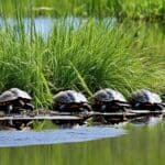 What types of habitats do painted turtles prefer?