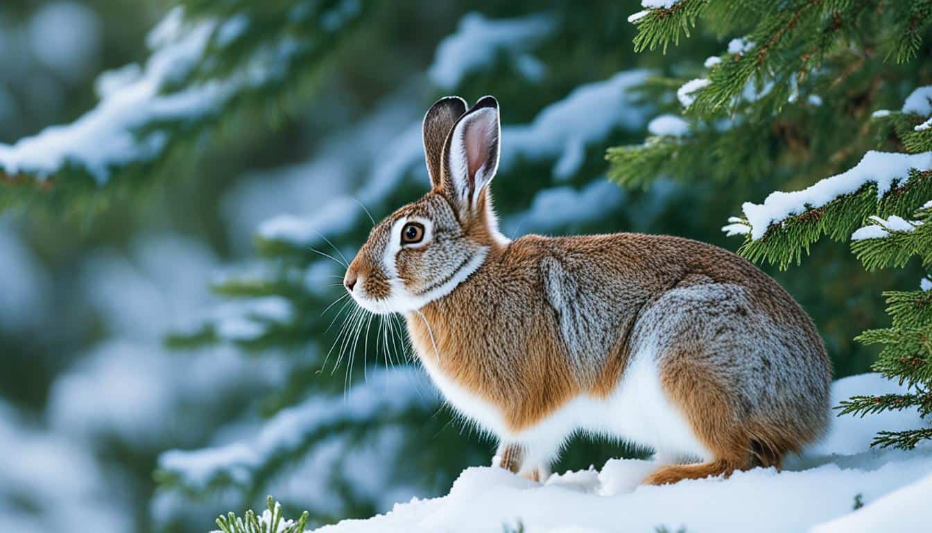 What types of habitats do snowshoe hares prefer?
