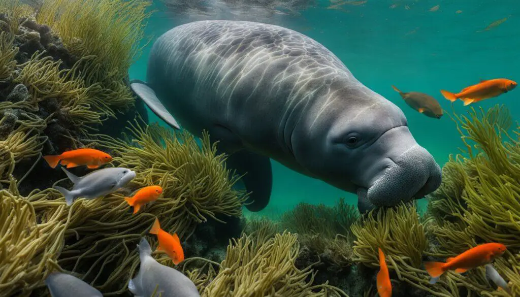 Dugongs and manatees diet and feeding habits
