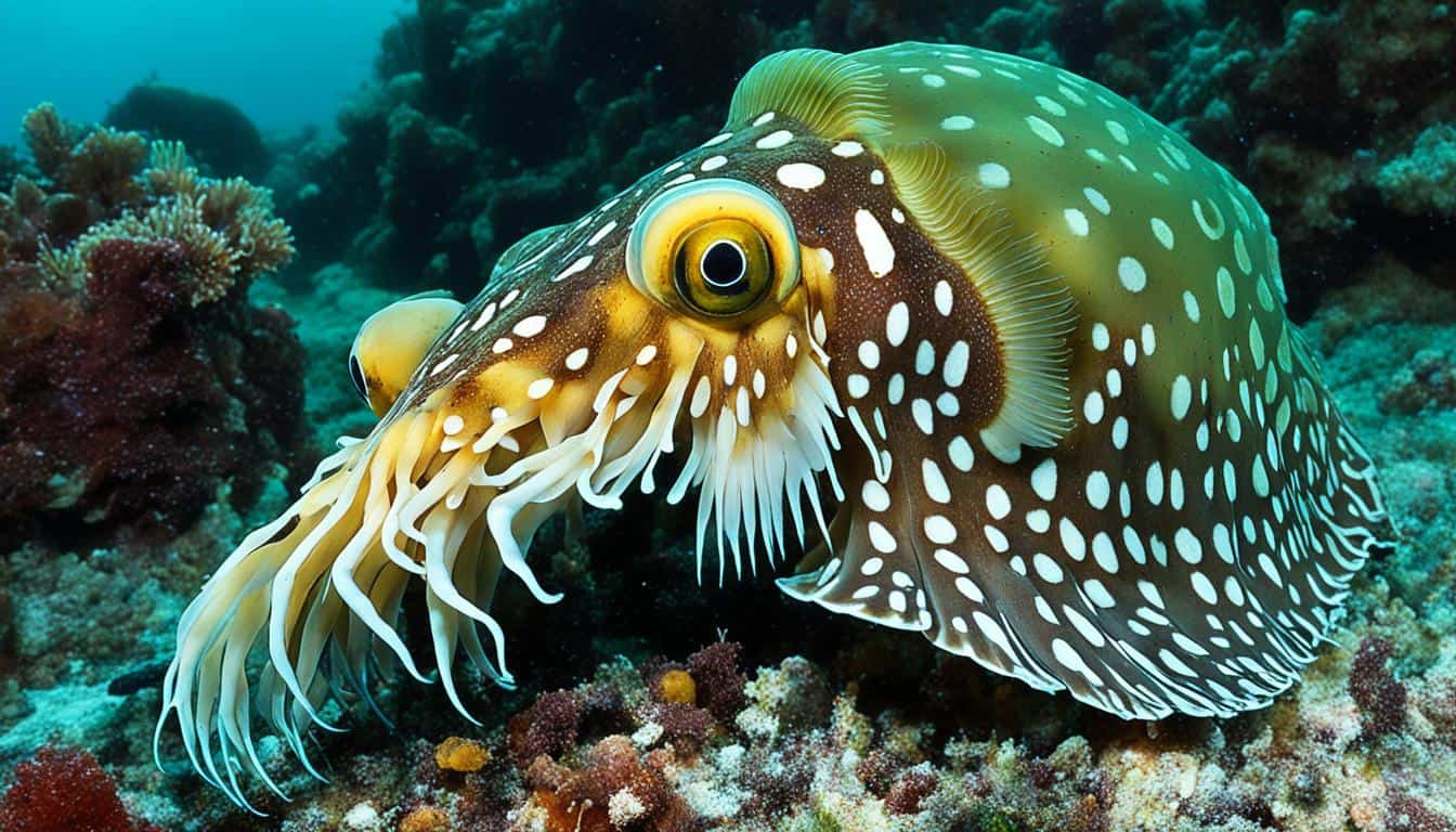 How do cuttlefish adapt to their environment?