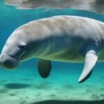 How do dugongs differ from manatees?
