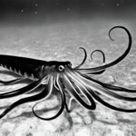 How do giant squids defend themselves?