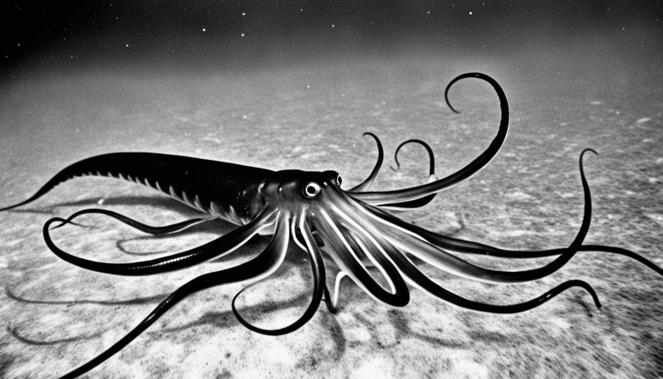 How do giant squids defend themselves?