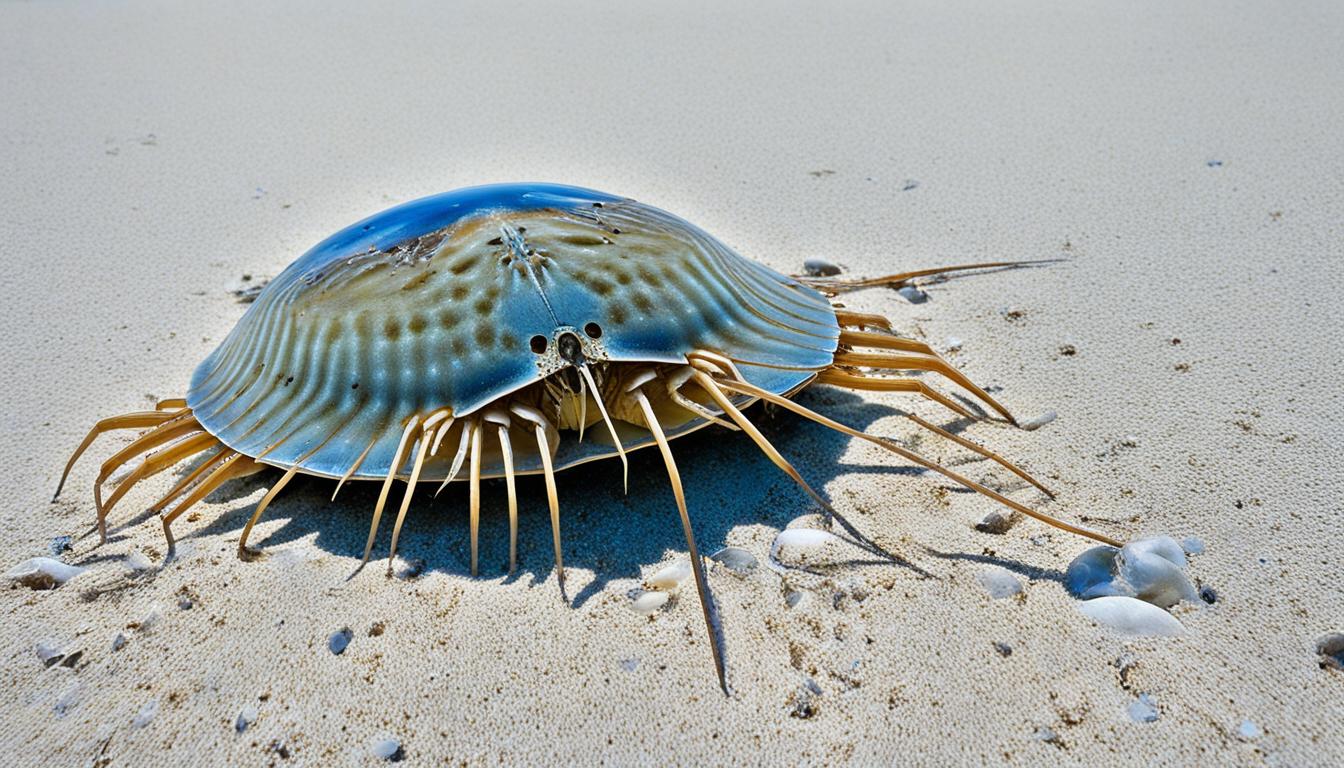 How do horseshoe crabs adapt to their environment?