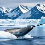 How do narwhals adapt to cold environments?