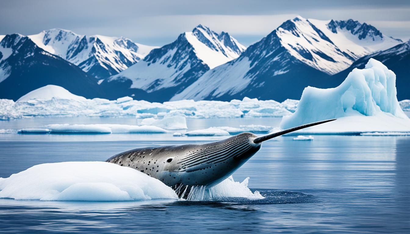 How do narwhals adapt to cold environments?