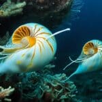 How do nautiluses hunt for food?