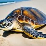 How do sea turtles lay eggs?