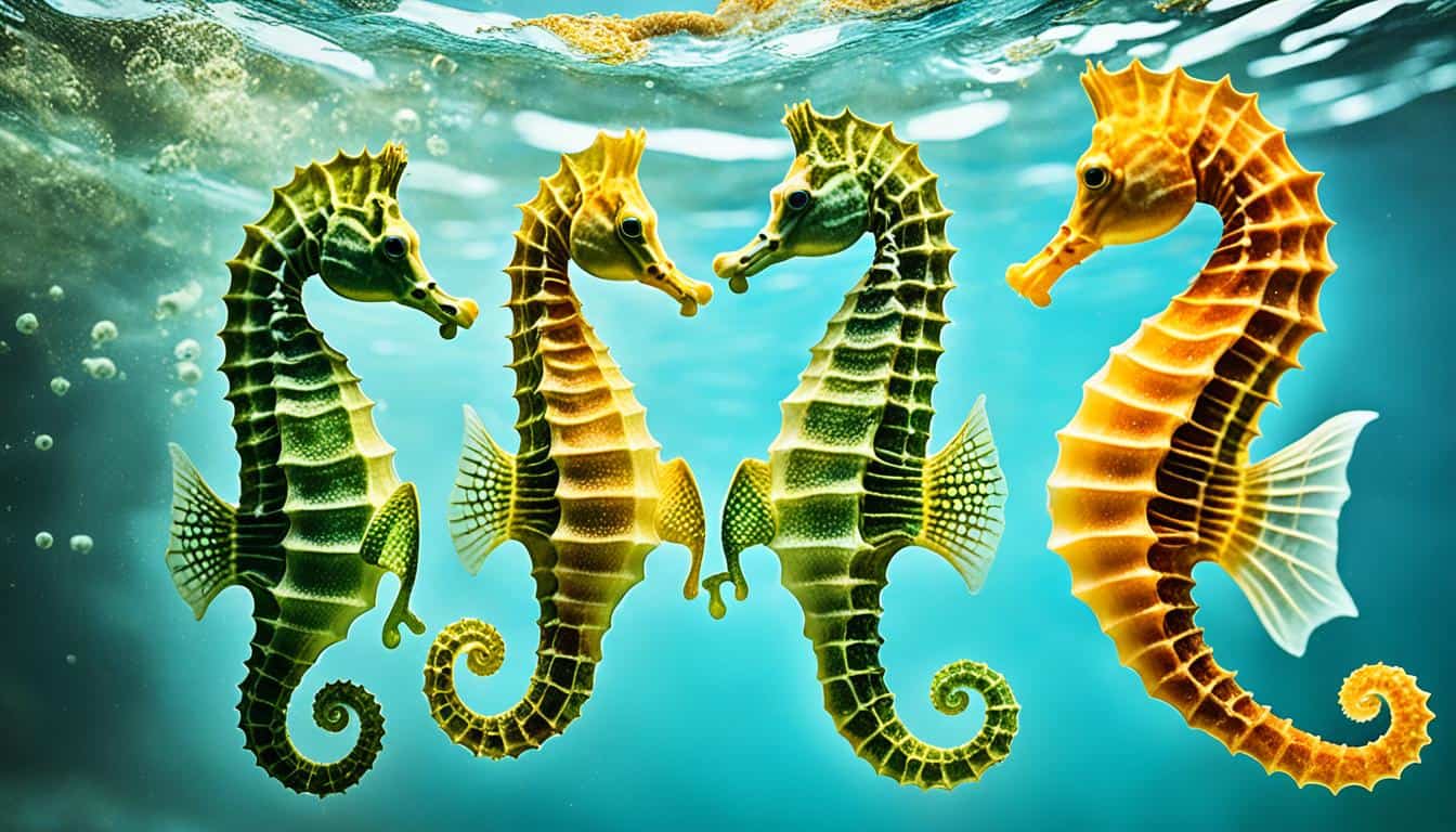 How do seahorses swim?