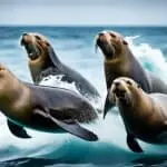 How fast can sea lions swim?