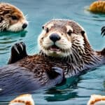 What do sea otters eat?