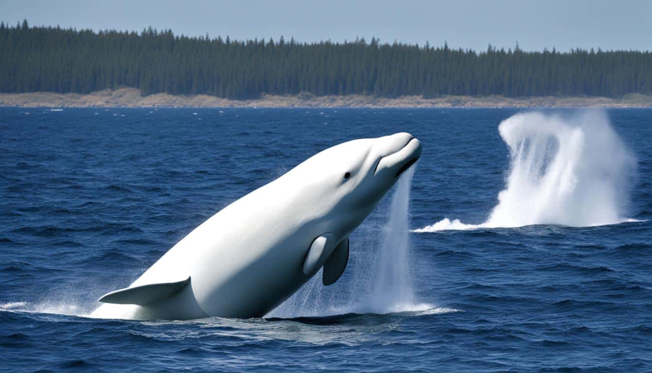 What threats do beluga whales face?
