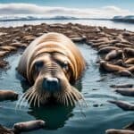 What threats do walruses face?