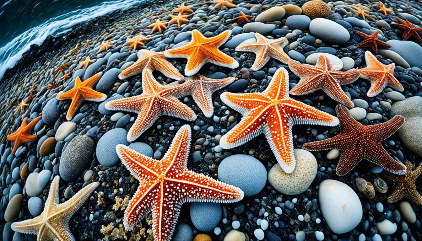 Where do starfish live?
