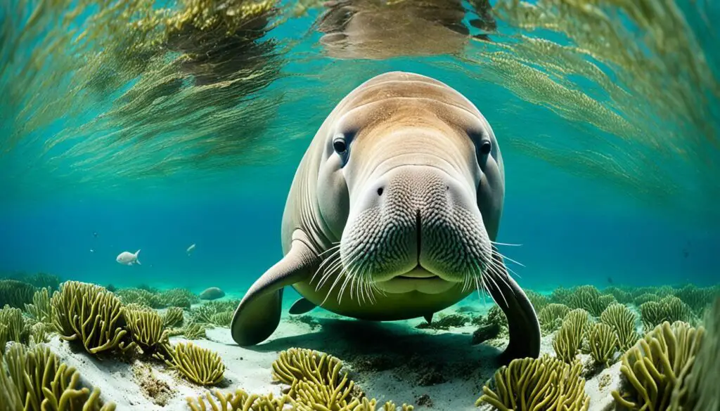 dugong feeding behavior