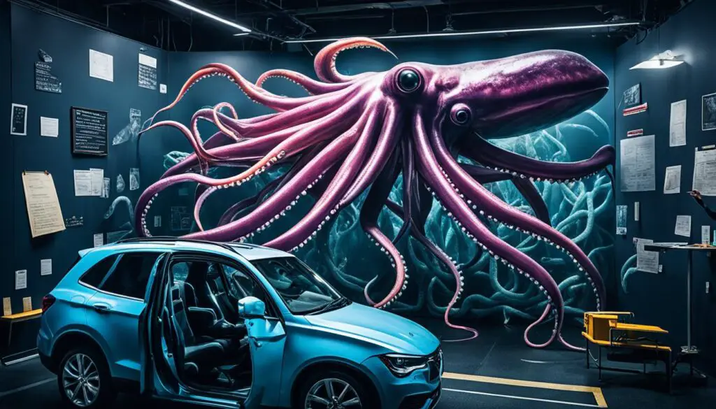 giant squids measurements