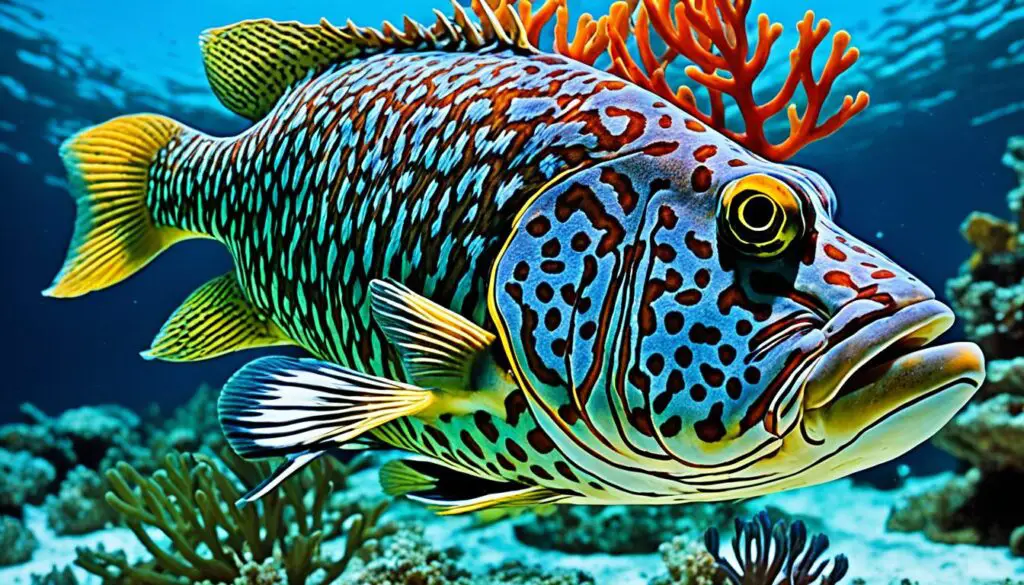 grouper communication visual signals acoustic signals