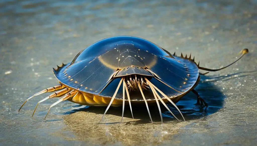 horseshoe crab swimming abilities